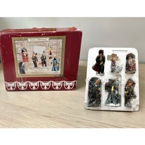 Rare Dean Morrisey’s A Christmas Carol 6 Pc Holiday Ornaments Boxed Set 2001
